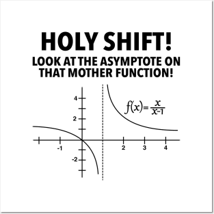 Holy Shift Look At Asymptote On That Mother Function Posters and Art